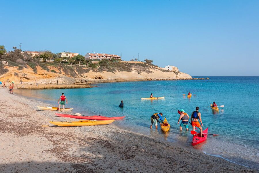 Porto Torres: Guided Kayaking Excursion - Starting at Scogliolungo and its dolphin marker