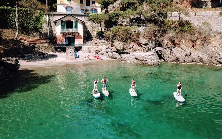 Portofino Stand Up Paddleboard Experience - From Paraggi toward Portofino