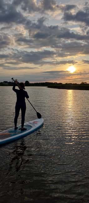 Prerow: Standup paddle sunset tour with picnic - Paddling the Prerowstrom for One Hour