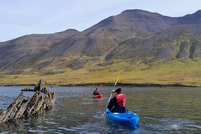 Private: Guided kayak tour in Siglufjörður / Siglufjordur. - Getting Suited Up at Sigló Sea