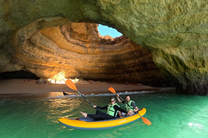 Private Kayak Experience In Benagil Cave with 4K Photos - The first hour along the Algarve cliffs