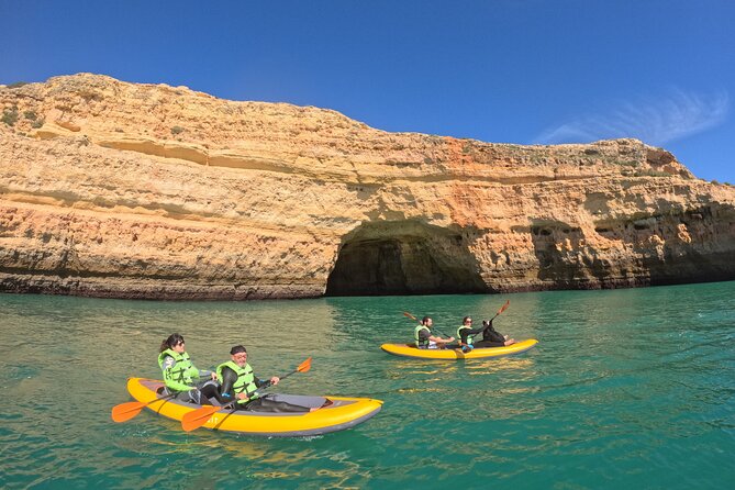 Private Kayak Experience In Benagil Cave with 4K Photos - The return paddle and the smaller coastal stops
