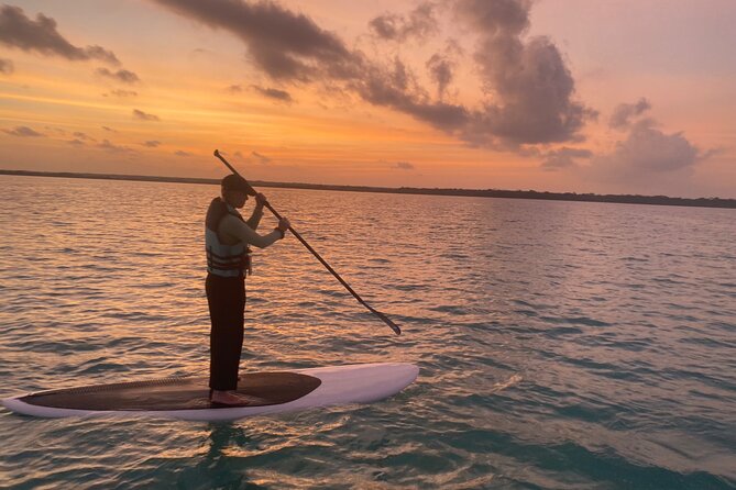 Private Paddleboard Experience in Bacalar - Paddling through Bacalar’s calm morning water