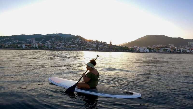 Puerto Vallarta: Guided SUP Board Tour with Digital Photos - About 70 minutes along the Malecón