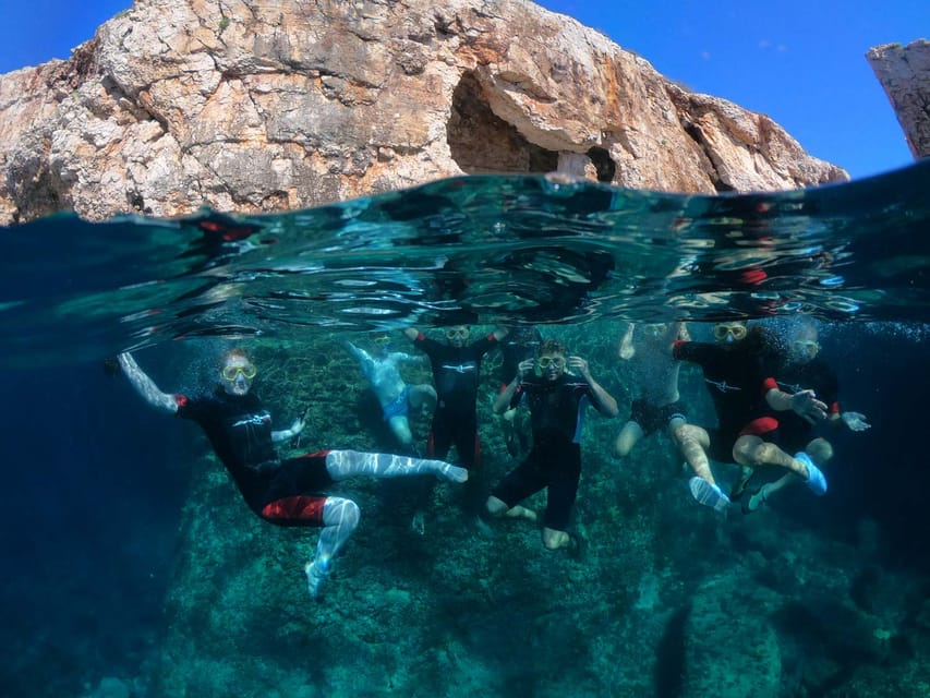Pula: Cave Kayak, Snorkeling, Cliff Jumping All-in-one Tour - Swimming and snorkeling inside Kolombarica Cave