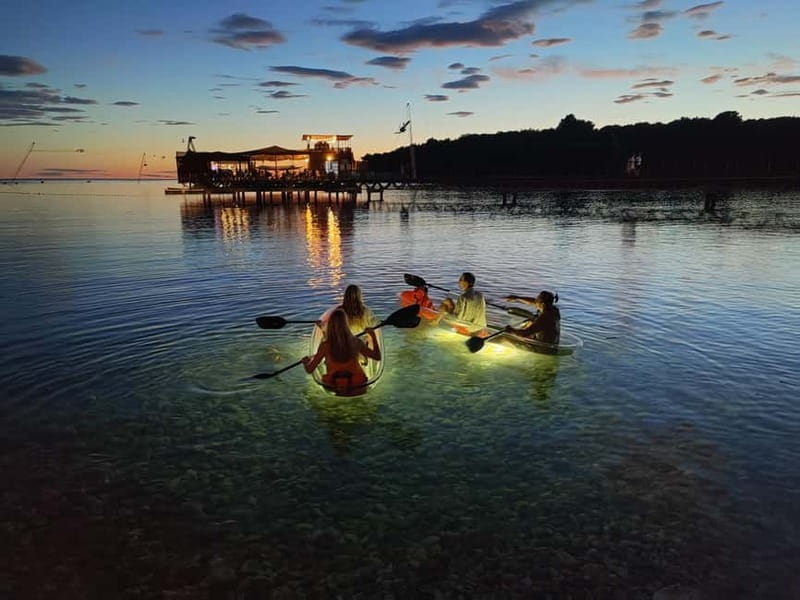 Pula: Cave Sunset/Night Tour in Transparent Kayak - At a glance