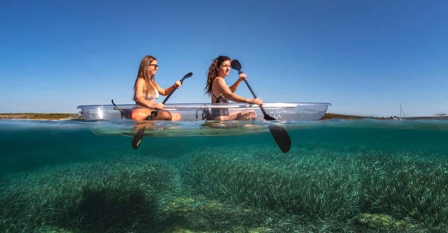 Pula: Clear Kayak Tour to Canyon, Island Cliffs & small Cave - What the clear kayak adds to a Pula coastline tour
