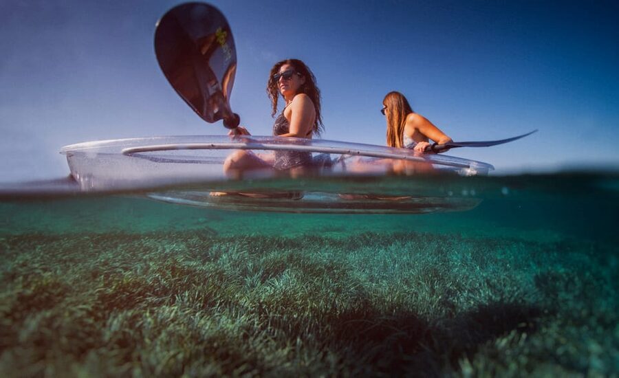 Pula: Clear Kayak Tour to Canyon, Island Cliffs & small Cave - The 15-minute lesson keeps beginners comfortable