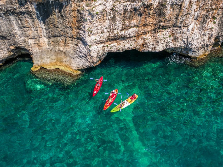 Pula: Kayak Adventure with Cave & Island Snorkeling - Key points to know before you book