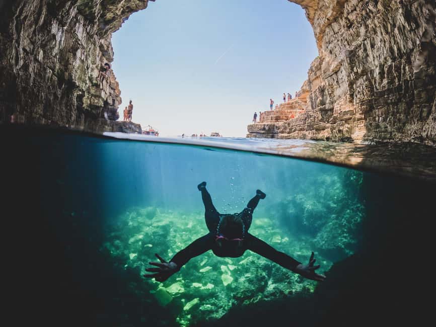 Pula: Kayaking,Snorkeling, Cliff jumping Tour with Wetsuit - The cave question, and what has changed