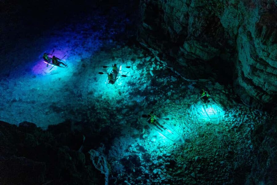 Pula: Night Kayak Tour with Glowing Kayaks - Starting beneath Modo Hotel in Valovine