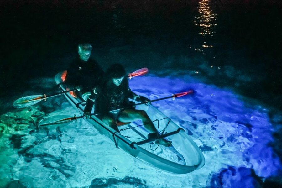 Pula: Night-Time Sea Kayaking Tour in Transparent Kayak - The 15-minute lesson that gets you moving