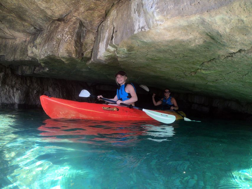 Pula: Sea Adventure – Boat, Kayak, Snorkeling & Cliff Jumps - A beach stop with room to choose your own pace