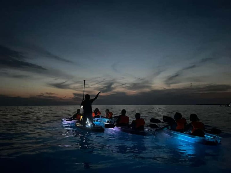 Pula: Sunset/Night Illuminated Transparent Kayak Tour - What makes this Pula kayak tour special