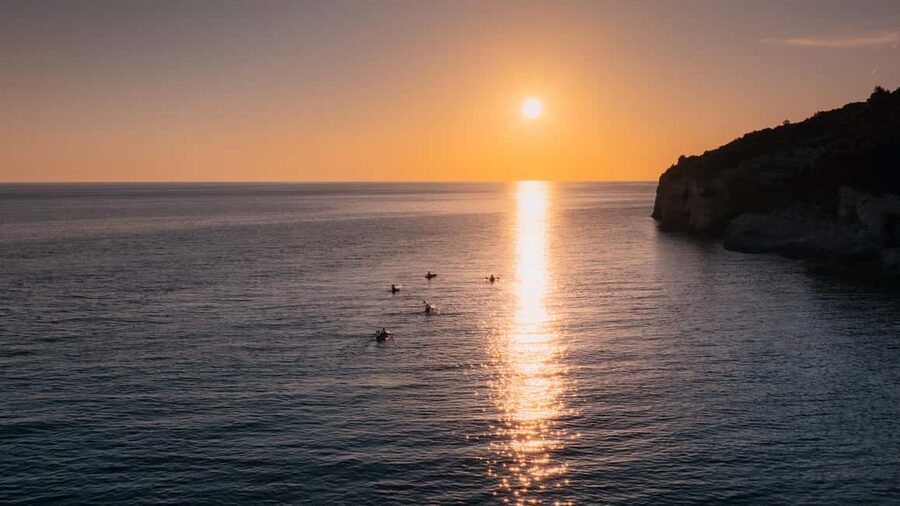 Pula:Sunset Tour By Clear Kayak,Cave,Swim & Cliff Jumping - The Blue Cave from the outside