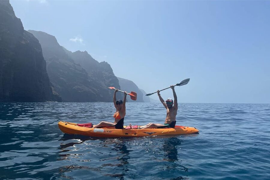 Punta de Teno: Kayak Safari overlooking Los Gigantes Cliffs - What happens from Punta de Teno to the water