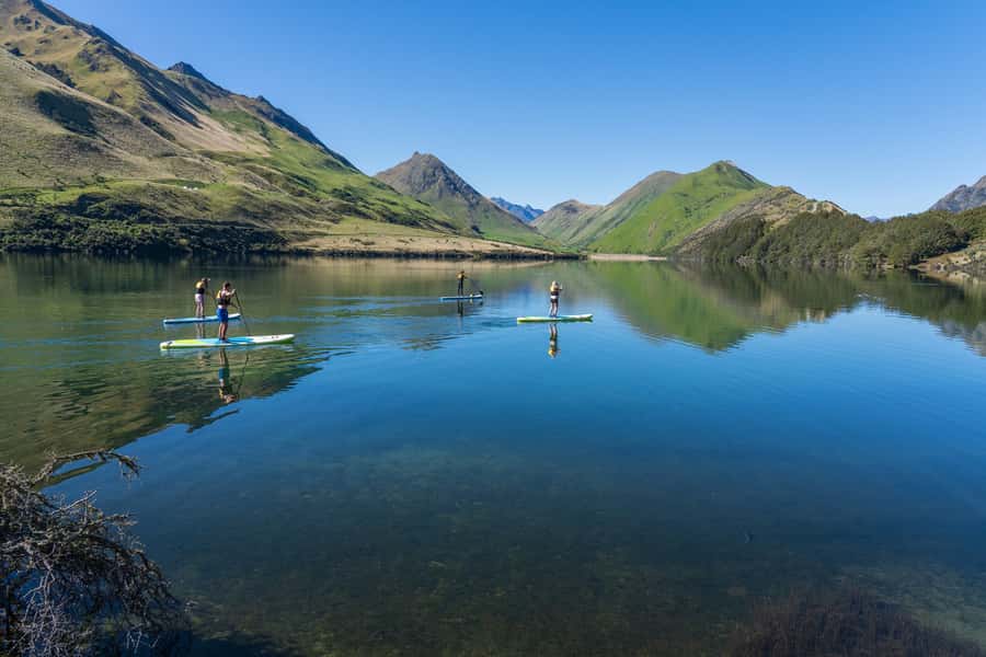 Queenstown: Kayaking or SUP Experience on Moke Lake - The ride from Queenstown to the water