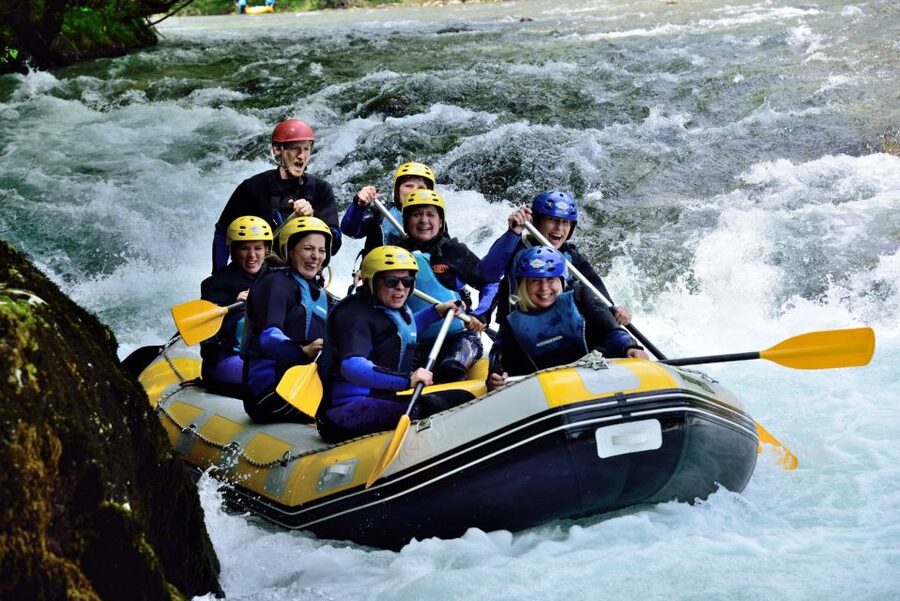 Rafting/Kayaking adventure river Kupa - Reaching the base near Delnice