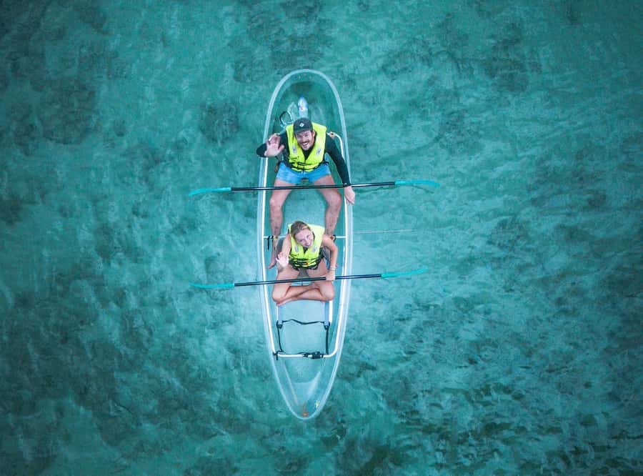Railay: Illuminated Clear Kayak Night Tour Bioluminescence - The first paddle: cliffs, caves, and fading sunlight