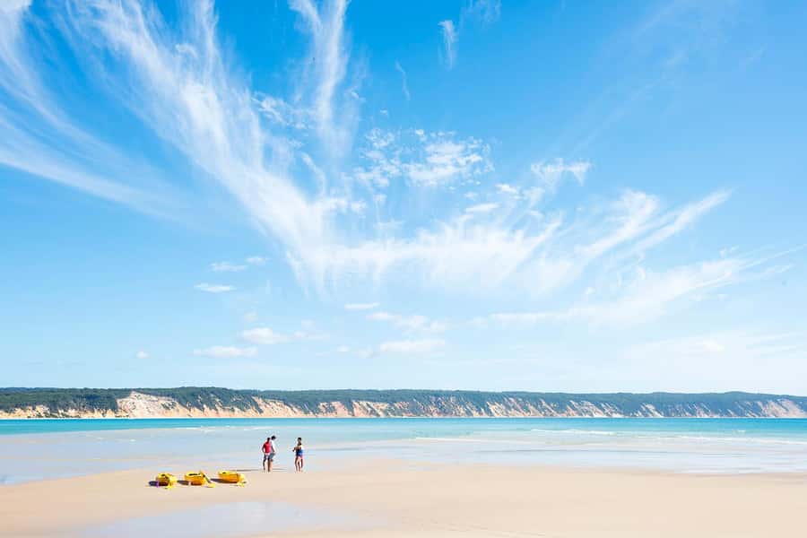 Rainbow Beach: Kayaking with Dolphins and Beach 4WD Tour - Why this Rainbow Beach adventure is different