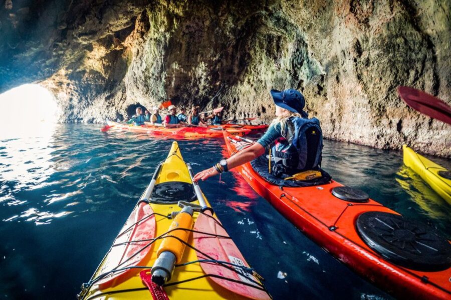Rhodes: Pirates' Route Sea Kayaking Tour - Ladiko Bay and the sea caves