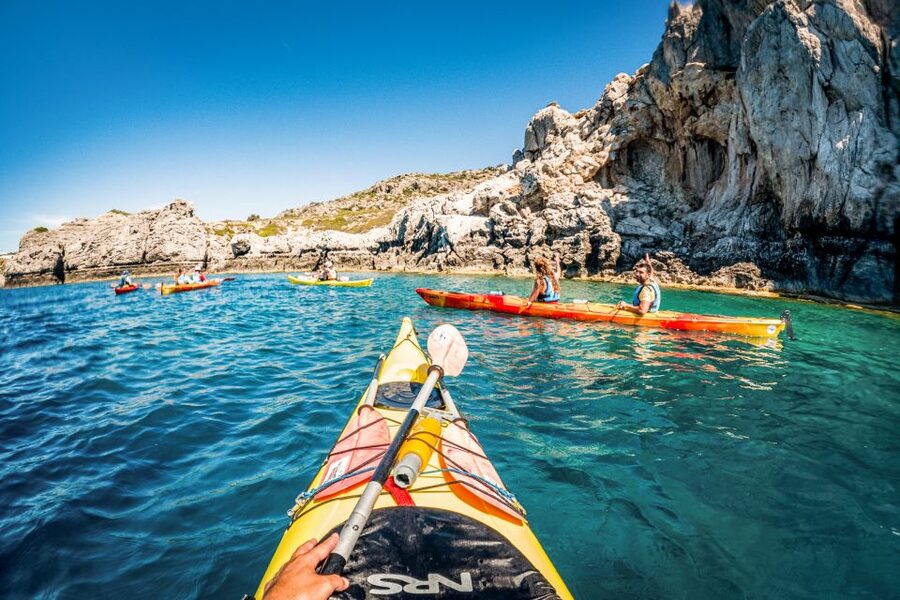 Rhodes: Pirates' Route Sea Kayaking Tour - Timing, group size, and flexibility