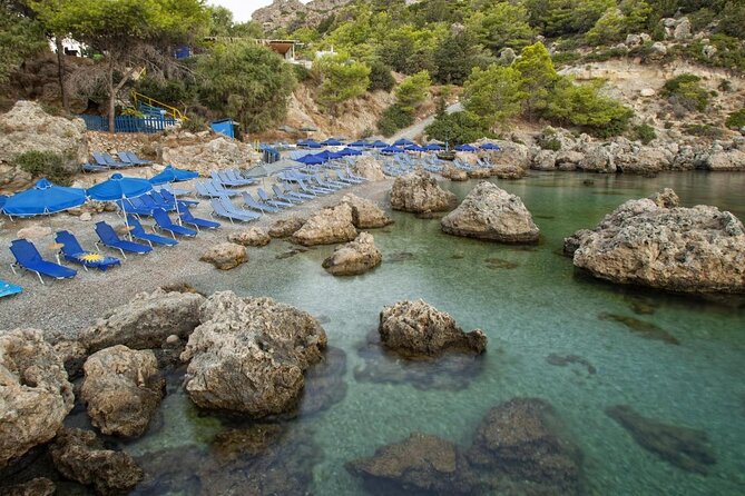 Rhodes Sea Kayaking Tour - Paddling across Anthony Quinn Bay