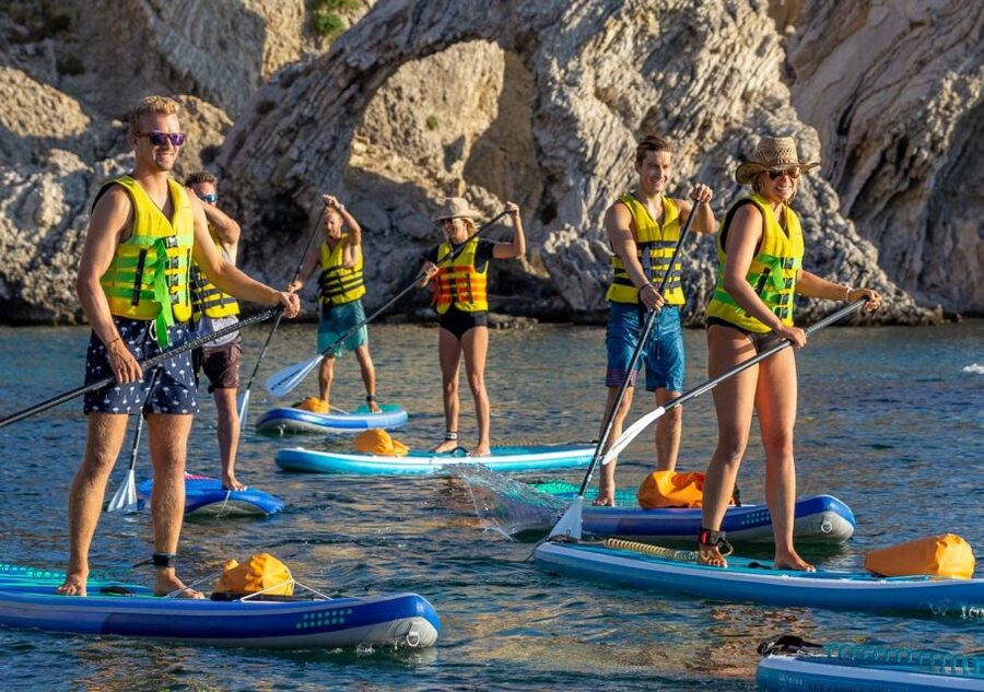 Rhodes: Stand-Up Paddleboard and Snorkeling Tour - A quiet bay, Greek food, and a second swim