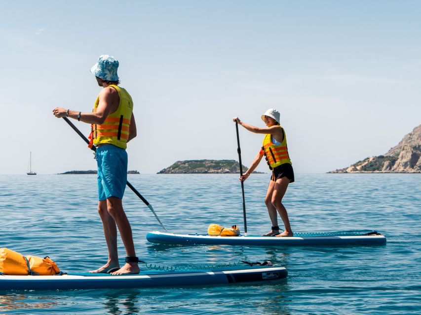 Rhodes: Stegna Beach Stand Up Paddleboarding Lesson - Paddling along the Rhodes coast