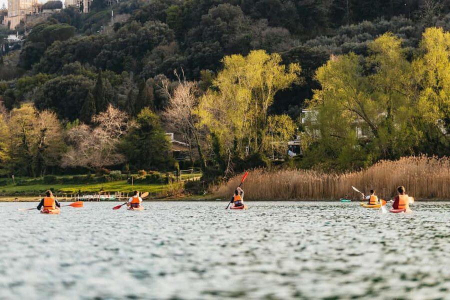Rome: Popes' Lake, Kayak Tour with Swimming & Roman Pizza - Practical value at $47