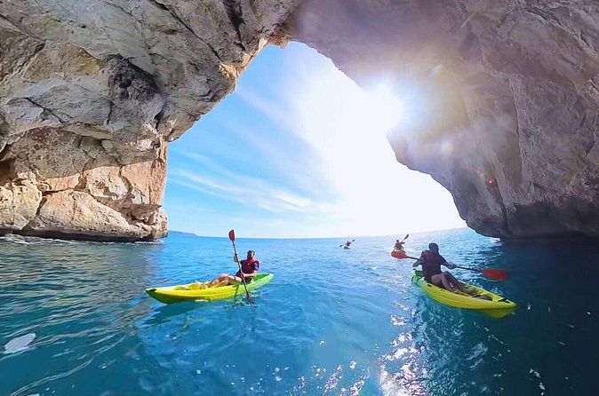 Route in Kayak Moraira - The guide makes the difference
