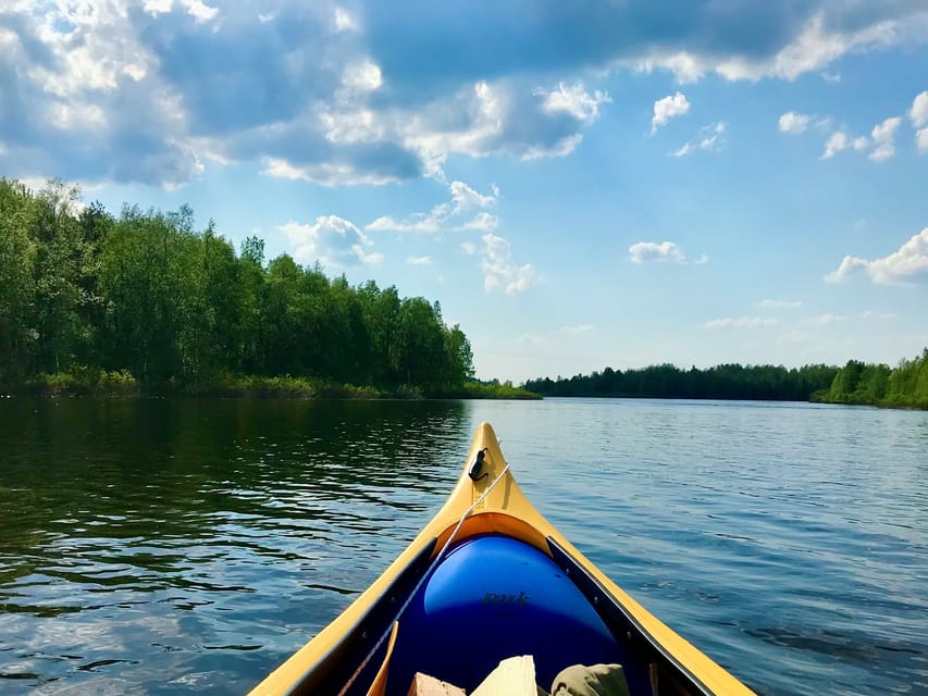 Rovaniemi: All-Day Canoe Adventure - The campfire stop in the middle of the route