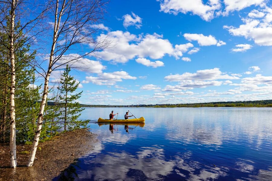 Rovaniemi: All-Day Canoe Adventure - Clothing, food, and pickup details