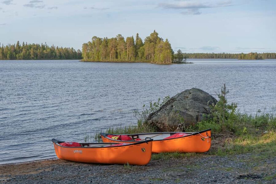 Rovaniemi: Canoe Adventure in Lapland - Between islands and quiet beaches