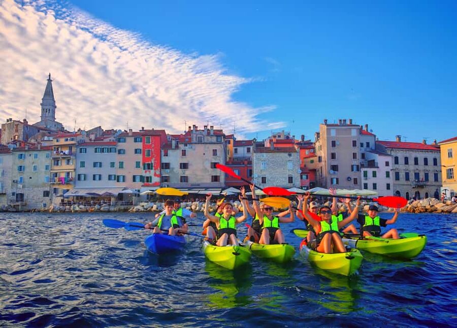 Rovinj-Amazing kayak tour &snorkeling &free drink &photos - St. Catherine Island: swim, snorkel, and slow down
