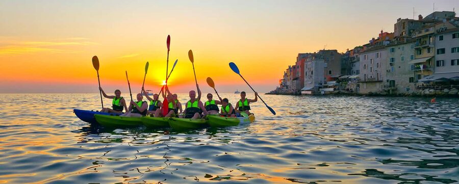 Rovinj-Amazing kayak tour &snorkeling &free drink &photos - Why the sunset departure earns attention
