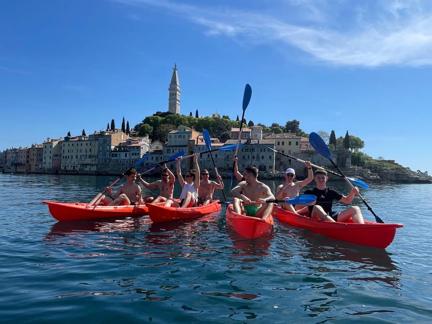 Rovinj:BUBA KAYAK TOURS:snorkeling,jumping,FREEdrinks&photos - Cliff jumps from 1 to 10 meters
