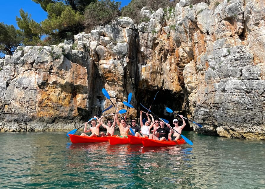Rovinj:BUBA KAYAK TOURS:snorkeling,jumping,FREEdrinks&photos - Guide style and group comfort
