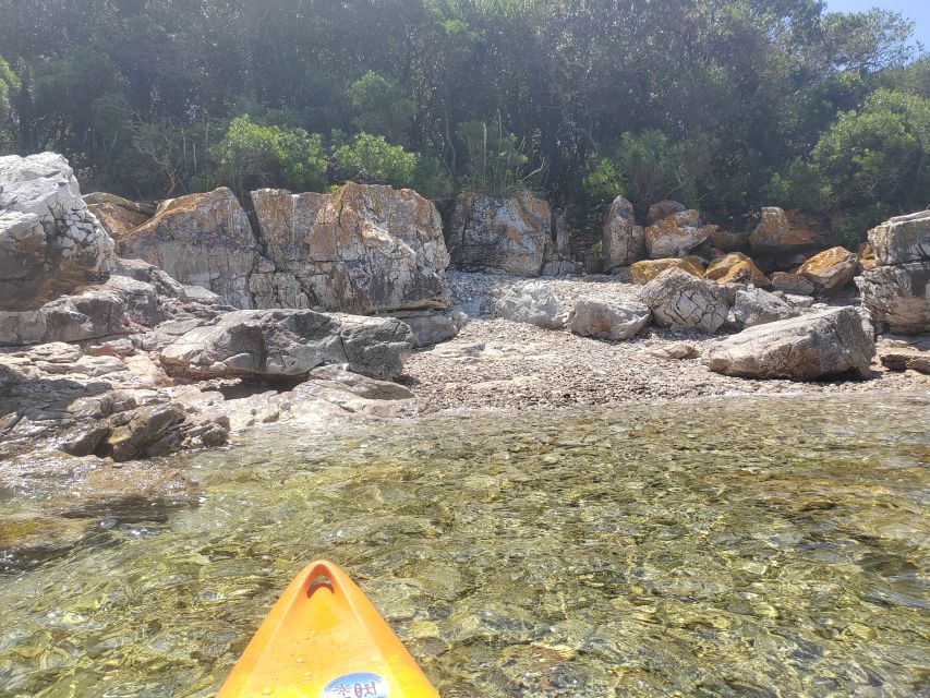 Rovinj: Golden Cape Desert Islands Kayak & Snorkeling Tour - Meeting at Cuvi Beach