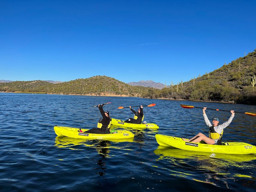 Saguaro Lake: Guided Kayaking Tour - Meeting at Butcher Jones Beach