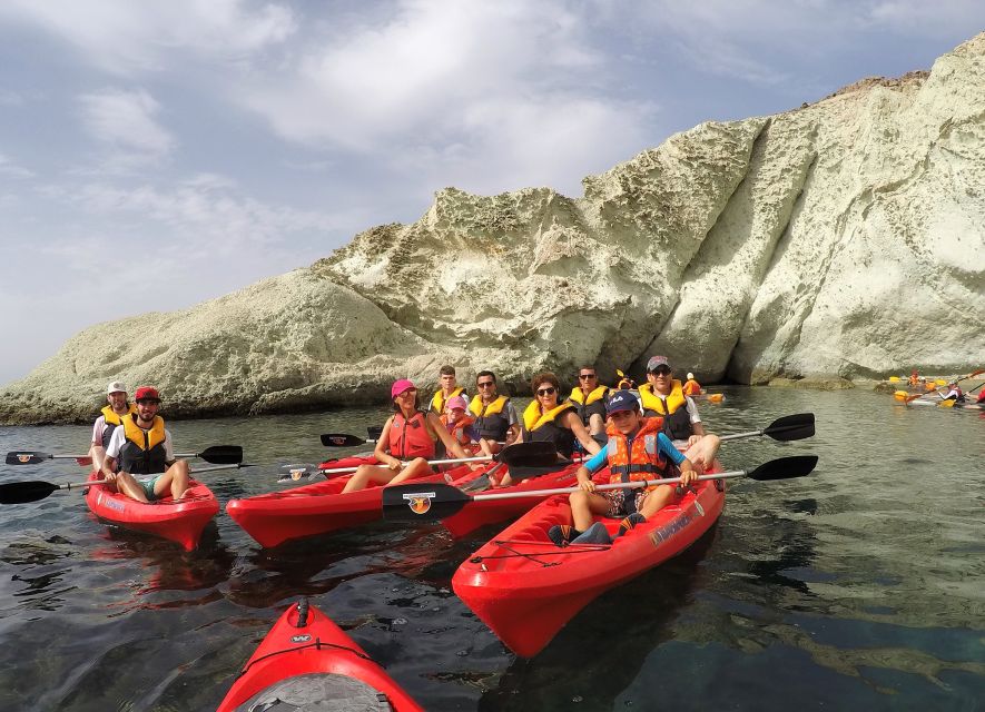 San José: Cabo de Gata Natural Park Kayak and Snorkel Tour - Cueva del Tabaco and the coastal rock formations