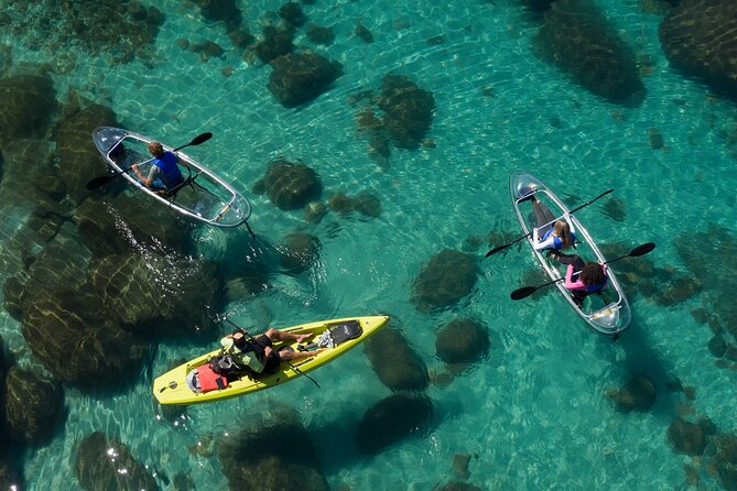 Sand Harbor Clear Kayak Tour of Lake Tahoe - From Incline Village to Bonsai Rock