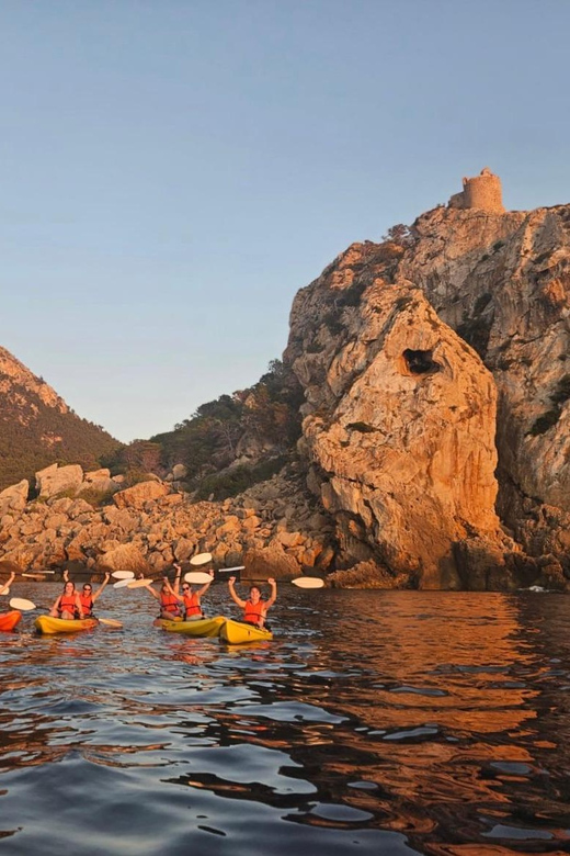 Sant Elm: Guided Kayak Sunset Tour with Picnic in a Cove - What to bring and what to expect