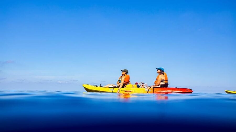 Sant Elm: Guided kayak tour to the Island Dragonera & Hiking - Weather, cancellation, and language details
