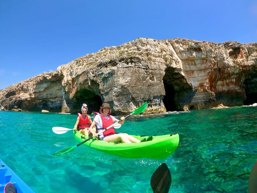 Santa Maria di Leuca: Kayak and Canoe Tour in the caves - The swimming stop in clear sea water