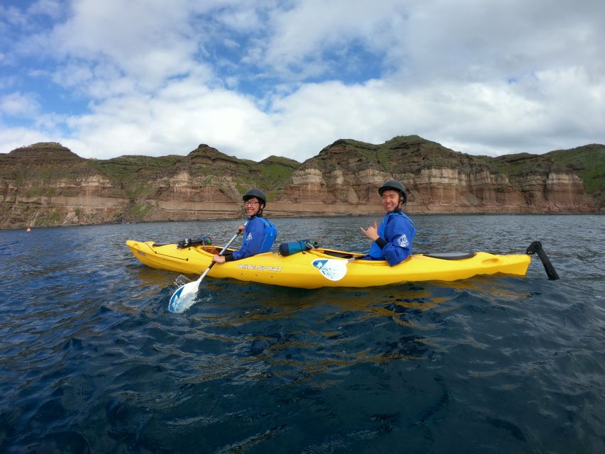 Santorini: Sea Caves Kayak Trip with Snorkeling and Picnic - Is the $159 price fair?