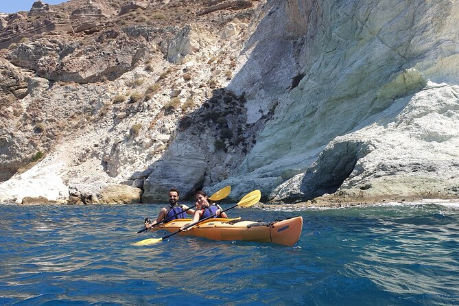 Santorini Sea Kayak - South Discovery, Small Group incl. Sea Caves and picnic - Sea caves and the freedom of the open water