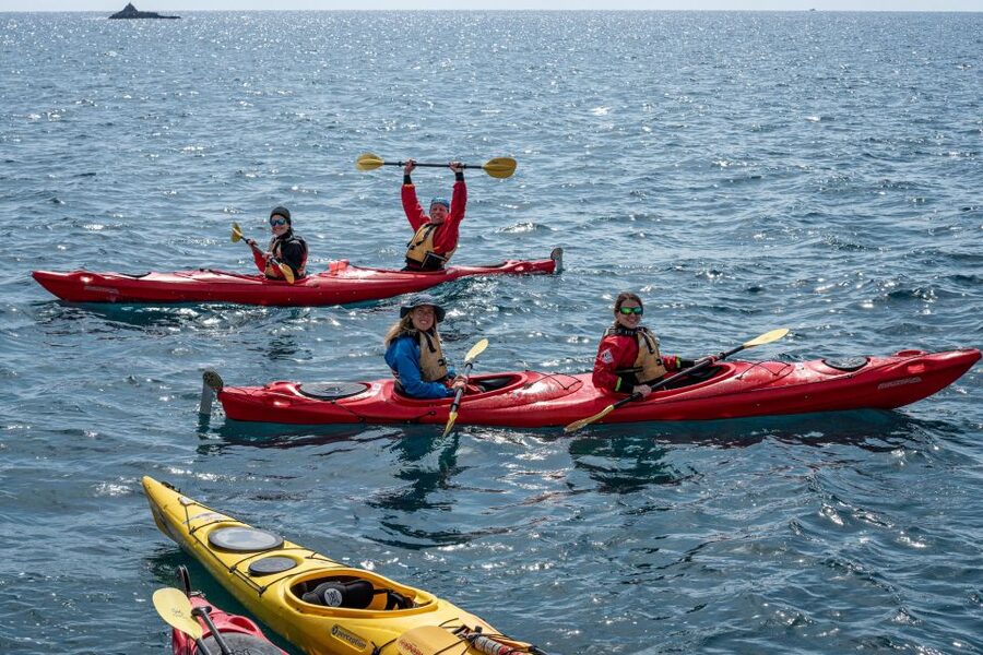Santorini: Sea Kayaking with Light Lunch - Guides, group size, and the feel of the day