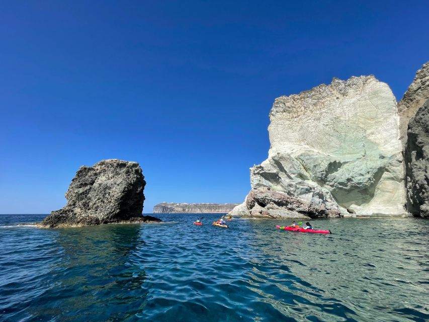 Santorini: South Sea Kayaking Tour with Sea Caves and Picnic - Key Points at a Glance