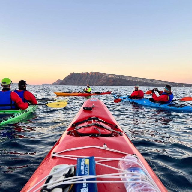 Santorini: South Sea Kayaking Tour with Sea Caves and Picnic - White Beach, Snorkeling, and the Picnic